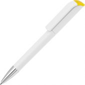 Ручка шариковая UMA «EFFECT SI», белый/желтый, арт. 014145403