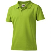 Рубашка поло “First” детская, зеленое яблоко (14), арт. 014236203