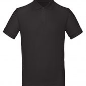Рубашка поло мужская Inspire черная, размер XL