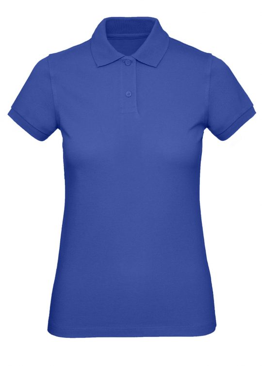 Рубашка поло женская Inspire синяя, размер M