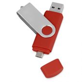 USB/micro USB-флешка на 16 Гб «Квебек OTG» (16Gb), арт. 014435103