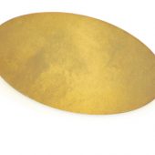 Значок металлический «Овал», золотистый, арт. 014585603