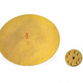 Значок металлический «Круг», золотистый, арт. 014585703