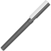 Ручка пластиковая шариковая Nook с подставкой для телефона в колпачке, серый, арт. 014653203