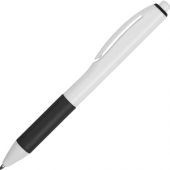 Ручка пластиковая шариковая «Band», белый/черный, арт. 014650503