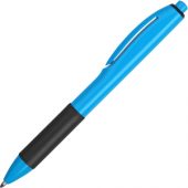 Ручка пластиковая шариковая «Band», голубой/черный, арт. 014650303