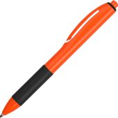 Ручка пластиковая шариковая «Band», оранжевый/черный, арт. 014650603