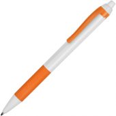 Ручка пластиковая шариковая «Centric», белый/оранжевый, арт. 014649803