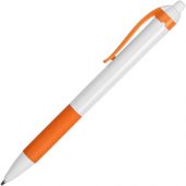 Ручка пластиковая шариковая «Centric», белый/оранжевый, арт. 014649803