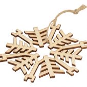 Деревянное украшение “Снежинка”, арт. 014631603