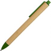 Ручка шариковая «Эко 2.0», бежевый/зеленый, арт. 014649503