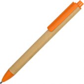 Ручка шариковая «Эко 2.0», бежевый/оранжевый, арт. 014649103