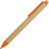 Ручка шариковая «Эко 2.0», бежевый/оранжевый, арт. 014649103