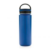 Герметичная вакуумная бутылка с широким горлышком, синяя, арт. 014673506