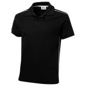 Рубашка-поло «Backhand» мужская, черный-белый (3XL), арт. 014737403