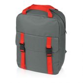 Рюкзак «Lock», серый/красный, арт. 014675103