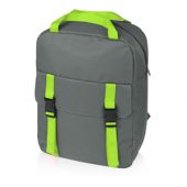 Рюкзак «Lock», серый/зеленое яблоко, арт. 014675003