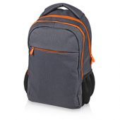 Рюкзак «Metropolitan», серый с оранжевой молнией, арт. 014730803