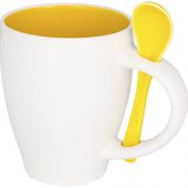 Чашка Nadu с ложкой, желтый, арт. 014856103
