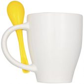 Чашка Nadu с ложкой, желтый, арт. 014856103
