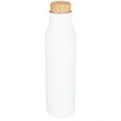 Медная вакуумная изолированная бутылка с пробкой, белый, арт. 014826603