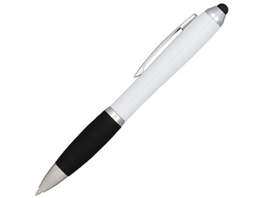 Шариковая ручка-стилус Nash, белый, черные чернила (черные чернила), арт. 014820503