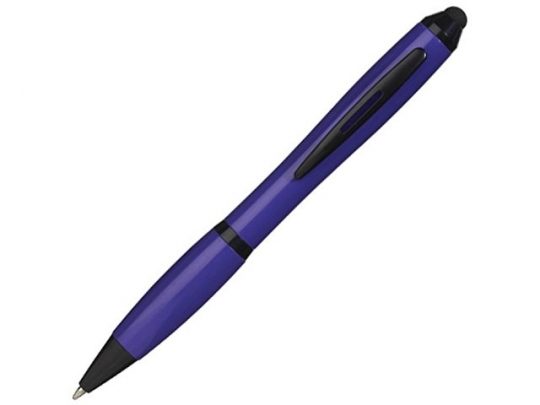 Ручка-стилус шариковая “Nash”, пурпурный/черный, арт. 014822003