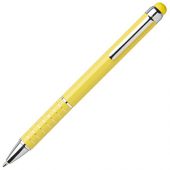 Алюминиевая глазурованная шариковая ручка, желтый, арт. 014865303
