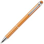 Алюминиевая глазурованная шариковая ручка, оранжевый, арт. 014865703