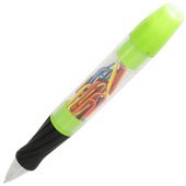 Королевская шариковая ручка со светодиодами и скрепками, зеленый, арт. 014880703
