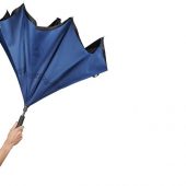Зонт Lima 23″ с обратным сложением, черный/темно-синий, арт. 014822903