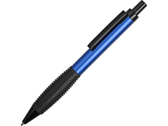 Ручка металлическая шариковая «Bazooka» с грипом, синий/черный, арт. 014920503