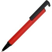Ручка-подставка металлическая, «Кипер Q», красный/черный, арт. 015075003