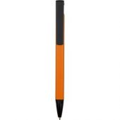 Ручка-подставка металлическая, «Кипер Q», оранжевый/черный, арт. 015074903