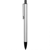 Ручка металлическая шариковая «Ellipse» овальной формы, серебристый/черный, арт. 015124103