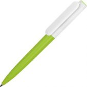 Ручка пластиковая шариковая «Umbo BiColor», зеленое яблоко/белый, арт. 015119103