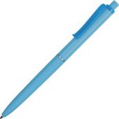 Ручка пластиковая soft-touch шариковая «Plane», голубой, арт. 015119903