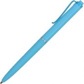 Ручка пластиковая soft-touch шариковая «Plane», голубой, арт. 015119903