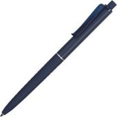 Ручка пластиковая soft-touch шариковая «Plane», темно-синий, арт. 015120103