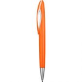 Ручка пластиковая шариковая «Chink», оранжевый/белый, арт. 015121203