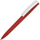 Ручка пластиковая soft-touch шариковая «Zorro», красный/белый, арт. 015122603