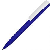 Ручка пластиковая soft-touch шариковая «Zorro», синий/белый, арт. 015122503