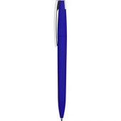 Ручка пластиковая soft-touch шариковая «Zorro», синий/белый, арт. 015122503