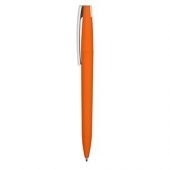Ручка пластиковая soft-touch шариковая «Zorro», оранжевый/белый, арт. 015122803