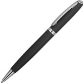 Ручка металлическая шариковая «Flow» soft-touch, серый/серебристый, арт. 015123603