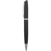 Ручка металлическая шариковая «Flow» soft-touch, серый/серебристый, арт. 015123603