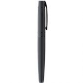 Ручка металлическая роллер Uma «VIP R GUM» soft-touch с зеркальной гравировкой, черный, арт. 015071903