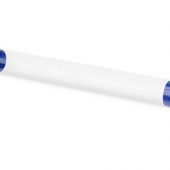 Футляр-туба пластиковый для ручки «Tube 2.0», прозрачный/синий, арт. 015123203