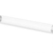 Футляр-туба пластиковый для ручки «Tube 2.0», прозрачный/белый, арт. 015123403