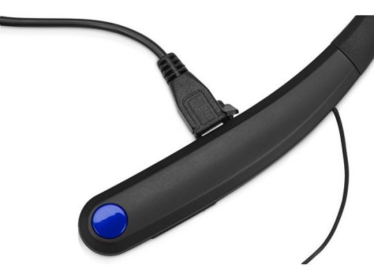 Беспроводные наушники с микрофоном «Soundway», черный/синий, арт. 015624103